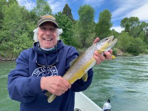 Henry Winkler met een vis