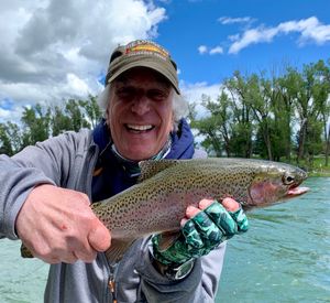 Henry Winkler met een vis