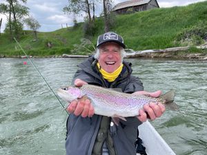 Henry Winkler met een vis