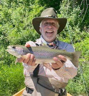 Henry Winkler met een vis